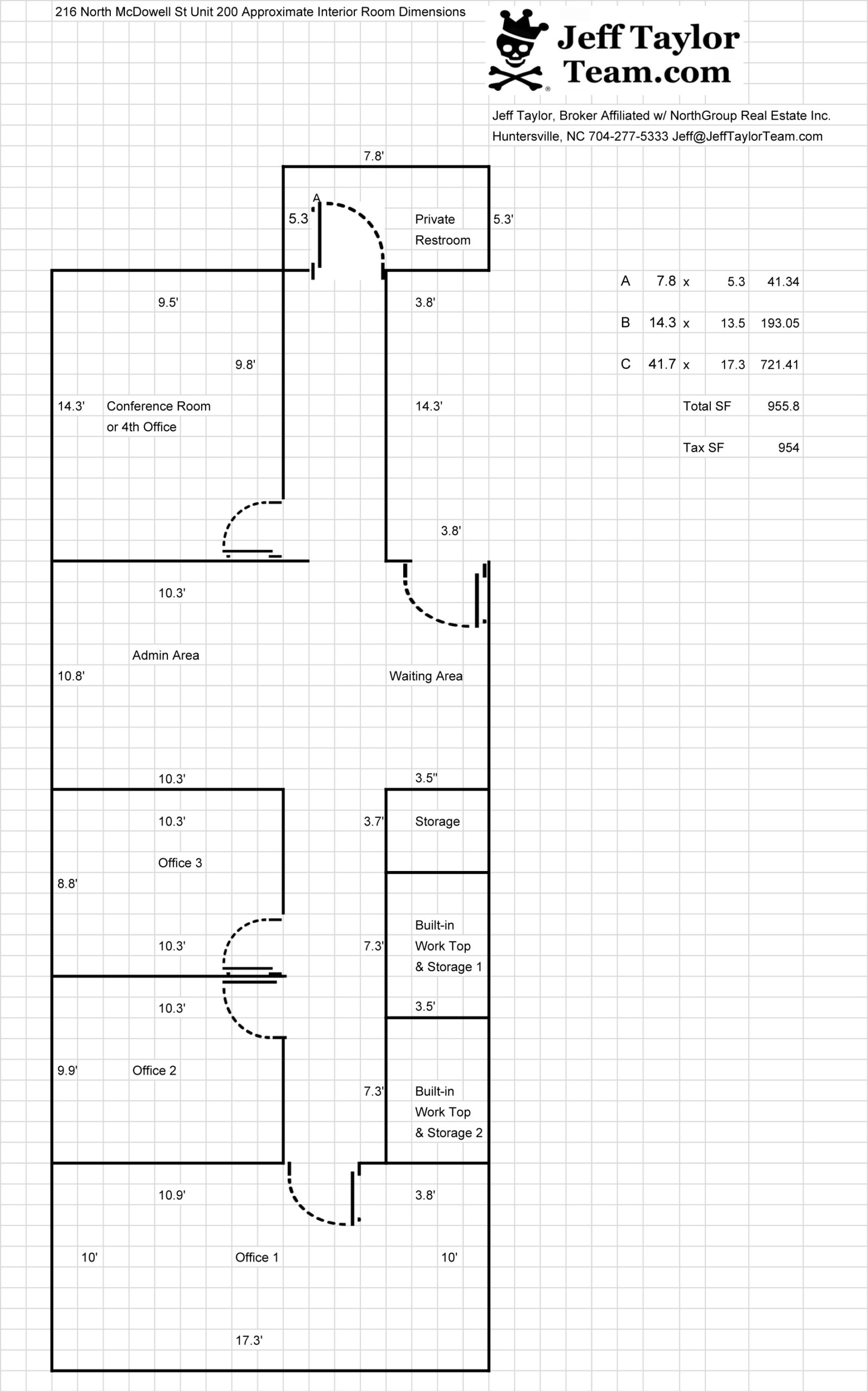 216 North McDowell Street Unit 200 Charlotte NC 28202 Floor Plan JPG